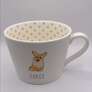 Corgi Dog Mug Polka Dot by Grace Fine Ceramic Pet Corgi Puppy Dog Mug-Love You